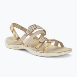 Sandały trekkingowe damskie Merrell District 3 Backstrap Web. Brązowe obuwie trekkingowe damskie MERRELL, bez wzorów, bez obcasa. Za 209.99 zł.
