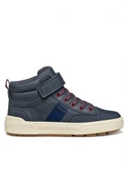 Geox Sneakersy J Weemble J56HAA 0MEFU C4002 D Granatowy. Niebieskie buty sportowe chłopięce Geox, ze skóry, bez zapięcia. Za 209.99 zł.