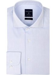 PROFUOMO Koszula - Slim fit - w kolorze błękitnym rozmiar: 42. Niebieskie koszule męskie PROFUOMO, bez wzorów, z bawełny, bez kołnierzyka, bez ramiączek. Za 170.87 zł.