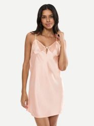 Triumph Koszula nocna A Weekend To Remember 10225051 Beżowy Regular Fit. Brązowe koszule nocne damskie Triumph, bez wzorów, z syntetyku. Za 149.99 zł.