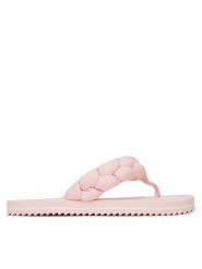 Tommy Jeans Japonki Braided Thong Beach Sandal EN0EN02877 Różowy. Czerwone klapki damskie Tommy Jeans, bez wzorów, z jeansu, bez obcasa. Za 199.99 zł.