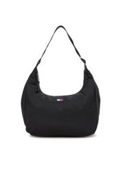 Tommy Jeans Torebka Tjw Urban Large AW0AW17569 Czarny. Czarne torebki klasyczne damskie Tommy Jeans, bez wzorów, z jeansu, bez dodatków. Za 319.99 zł.