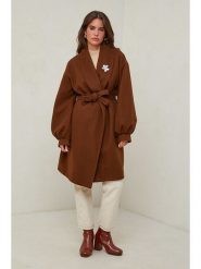 L'armoire de Suzette Płaszcz przejściowy w kolorze jasnobrązowym rozmiar: 36. Brązowe płaszcze damskie L'armoire de Suzette, l, z aplikacjami, z tkaniny, klasyczne. Za 191.88 zł.