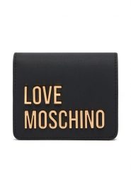 LOVE MOSCHINO Portfel JC5612PP0PKD0000 Czarny. Czarne portfele damskie Love Moschino, bez wzorów. Za 394.99 zł.