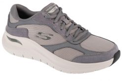 Buty sportowe Sneakersy męskie, Arch Fit 2.0 - The Keep. Szare buty sportowe na co dzień męskie Skechers, z materiału, bez zapięcia, trekkingowe. Za 379.99 zł.