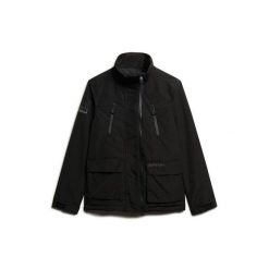 Kurtka wodoodporna Superdry Ultimate. Czarne kurtki męskie Superdry., m, bez wzorów, eleganckie, bez kaptura. W wyprzedaży za 584.80 zł.