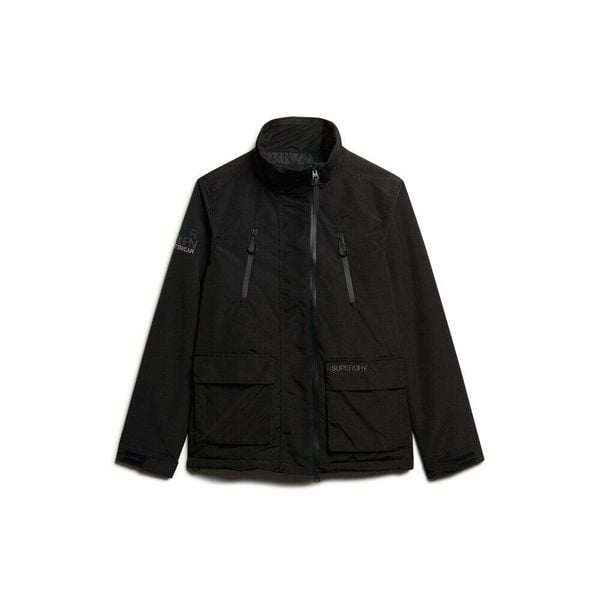 Kurtka wodoodporna Superdry Ultimate. Czarne kurtki męskie Superdry., m, bez wzorów, eleganckie, bez kaptura. W wyprzedaży za 584.80 zł.