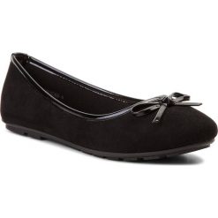 Baleriny JENNY FAIRY W16SS089-4. Czarne baleriny damskie Jenny Fairy, bez wzorów, z materiału, bez obcasa. Za 49.99 zł.