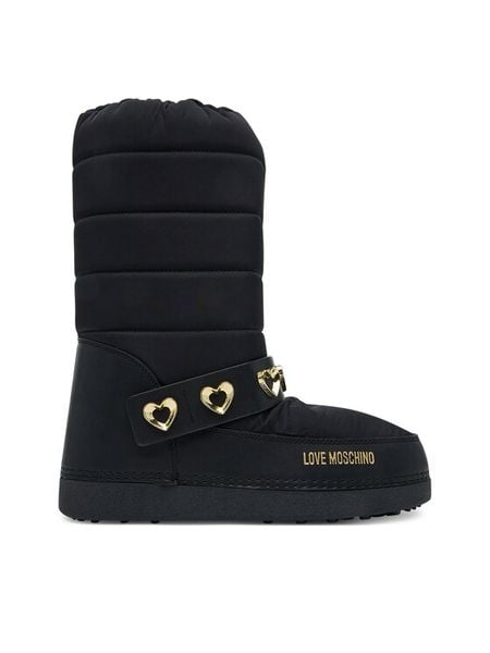 LOVE MOSCHINO Śniegowce JA24192G1NISD00B Czarny. Czarne śniegowce damskie Love Moschino, z materiału. Za 659.99 zł.
