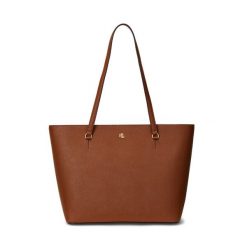 Torebka LAUREN RALPH LAUREN. Brązowe torebki klasyczne damskie Lauren Ralph Lauren, bez wzorów, bez dodatków. Za 759.99 zł.