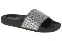 Klapki na basen damskie, Pop Ups-New Spark. Szare klapki damskie Skechers, bez wzorów, z materiału, bez obcasa. Za 189.99 zł.