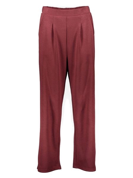 Vero Moda Spodnie w kolorze brązowoczerwonym rozmiar: S. Brązowe spodnie materiałowe damskie Vero Moda, bez wzorów, z materiału. Za 70.90 zł.