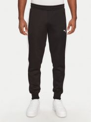 Puma Spodnie dresowe T7 Always On 629588 Czarny Regular Fit. Czarne spodnie dresowe męskie Puma, bez wzorów, z bawełny. Za 179.99 zł.