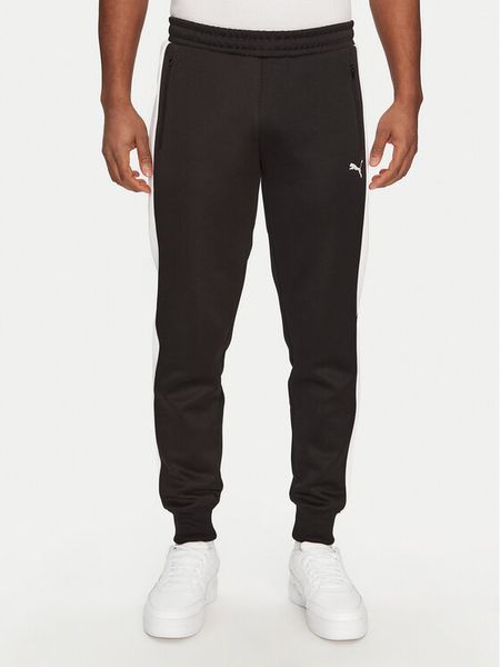 Puma Spodnie dresowe T7 Always On 629588 Czarny Regular Fit. Czarne spodnie dresowe męskie Puma, bez wzorów, z bawełny. Za 179.99 zł.