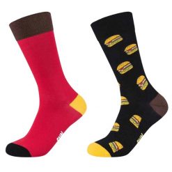 Skarpetki sportowe dla dorosłych FUNSOCKS Motifs 2PPK Socks. Skarpetki damskie X-Socks, bez wzorów, z bawełny. Za 29.99 zł.