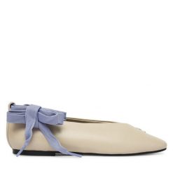 Baleriny Tommy Jeans. Baleriny damskie Tommy Jeans, bez wzorów, z jeansu, bez obcasa. Za 449.99 zł.