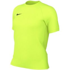 Koszulka damska Nike Dri-Fit Park VIII. Zielone bluzki damskie Nike, bez wzorów, z materiału, bez kołnierzyka. Za 66.99 zł.