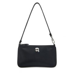 Torebka KARL LAGERFELD. Czarne torebki klasyczne damskie Karl Lagerfeld, bez wzorów, bez dodatków. Za 329.99 zł.