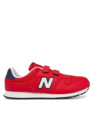 New Balance Sneakersy GV500TR1 Czerwony. Czerwone buty sportowe chłopięce New Balance, z materiału, bez zapięcia. Za 159.99 zł.