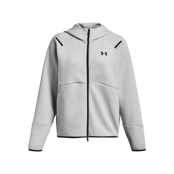 Damska bluza z kapturem zapinana na zamek Under Armour Unstoppable Fleece. Szare bluzy z kapturem damskie Under Armour, l, z materiału. Za 510.40 zł.