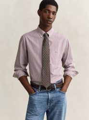 Gant Koszula Mężczyźni Regular Fit Bawełna czerwony, XL. Czerwone koszule męskie Gant, m, bez wzorów, z bawełny, bez kołnierzyka, bez ramiączek. Za 499.95 zł.