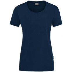 Koszulka Jako Organic Stretch. Niebieskie t-shirty sportowe męskie Jako, bez ramiączek, do piłki nożnej. Za 196.00 zł.