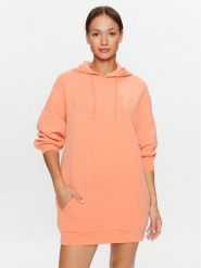 Guess Sukienka codzienna V3BQ14 K7UW2 Koralowy Regular Fit. Pomarańczowe sukienki damskie Guess, na co dzień, s, z aplikacjami, z wiskozy, bez kołnierzyka, bez ramiączek, proste. Za 269.99 zł.