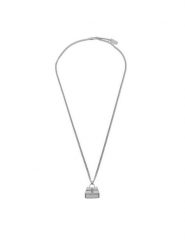 Marc Jacobs Naszyjnik The St. Marc Cuban-Link Chain Necklace 2F3JNC001J37 Srebrny. Szare naszyjniki damskie MARC JACOBS, metalowe. Za 419.99 zł.