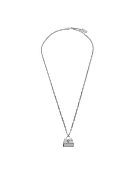 Marc Jacobs Naszyjnik The St. Marc Cuban-Link Chain Necklace 2F3JNC001J37 Srebrny. Szare naszyjniki damskie MARC JACOBS, metalowe. Za 419.99 zł.