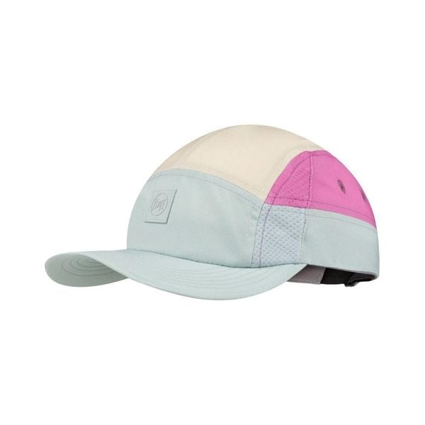 Czapka z daszkiem BUFF 5 PANEL GO CAP DOMUS DOMUS SEAGROVE. Żółte czapki męskie Buff, bez wzorów, sportowe. Za 169.90 zł.