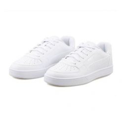 Buty Puma Caven 2.0 39229002 białe. Białe buty sportowe na co dzień męskie z gumy, bez zapięcia. W wyprzedaży za 304.78 zł.