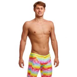 Spodenki kąpielowe męskie do pływania treningowe na basen Funky Trunks Jammer. Kąpielówki męskie FUNKY TRUNKS, m, bez wzorów, do pływania. Za 221.39 zł.