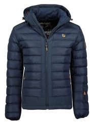 Geographical Norway Kurtka pikowana "Aurelien" w kolorze granatowym rozmiar: S. Niebieskie kurtki męskie Geographical Norway, s, bez wzorów, bez kaptura. Za 166.88 zł.