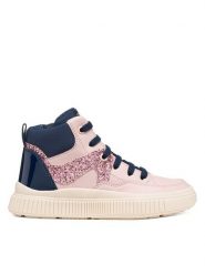 Geox Sneakersy J Laquinny Girl J66M3D 05402 C8WF4 M Różowy jasny. Czerwone buty sportowe dziewczęce Geox, bez wzorów, ze skóry, bez zapięcia. Za 269.99 zł.