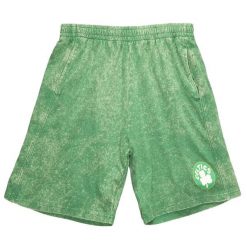 Krótki Mitchell & Ness NBA Boston Celtics 2021/22. Zielone szorty męskie Mitchell & Ness, bez wzorów, sportowe. Za 369.50 zł.
