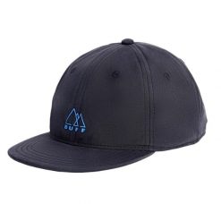 Czapka Buff z daszkiem do biegania. Niebieskie czapki męskie Buff, bez wzorów, z nylonu. Za 53.00 zł.