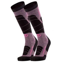 Skarpety narciarskie kobieta Therm-ic Ski Merino Reflector Women wysokosc kolano. Czerwone skarpetki damskie THERM-IC, bez wzorów, z elastanu. Za 199.00 zł.