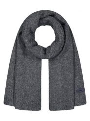 Barts Szal "Banxs" w kolorze szarym rozmiar: onesize. Szare szaliki męskie Barts, bez wzorów, ze splotem. Za 100.52 zł.