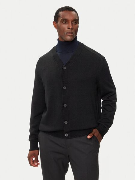 Armani Exchange Kardigan 6DZE1G ZM1LZ 1200 Czarny Regular Fit. Czarne kardigany męskie Armani Exchange, m, bez wzorów, z bawełny, bez kołnierzyka. Za 339.99 zł.
