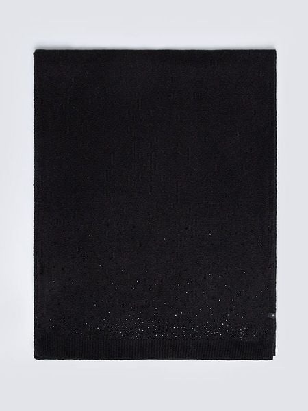 BIG STAR Szal w kolorze czarnym - 240 x 43 cm rozmiar: onesize. Czarne szaliki i kominy damskie Big Star, bez wzorów, z materiału. Za 72.99 zł.