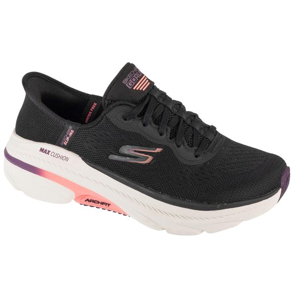 Buty sportowe damskie, Slip-Ins: Max Cushioning Arch Fit 2.0 - Antilles. Czarne buty sportowe na co dzień damskie Skechers, bez wzorów. Za 549.99 zł.