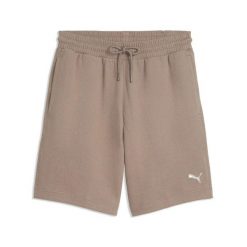Short z tkaniny sergé Puma. Brązowe szorty męskie Puma, bez wzorów, z gumy, eleganckie. Za 197.00 zł.