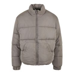 Kurtka Urban Classics cropped puffer. Szare kurtki męskie Urban Classics, m, bez wzorów, bez kaptura. Za 378.00 zł.