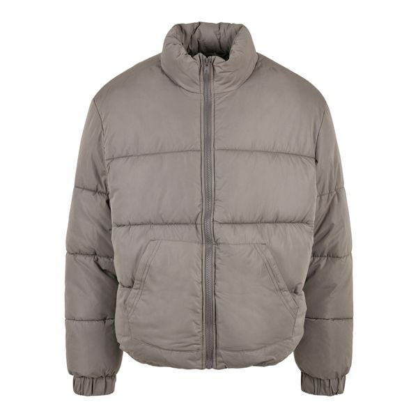 Kurtka Urban Classics cropped puffer. Szare kurtki męskie Urban Classics, m, bez wzorów, bez kaptura. Za 378.00 zł.