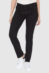 7 FOR ALL MANKIND Lekkie czarne jeansy Roxanne BAIR ECO RINSED BLACK. Czarne jeansy damskie 7 FOR ALL MANKIND. W wyprzedaży za 399.99 zł.