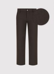 PAKO LORENTE – Brązowe spodnie męskie chino. Brązowe spodnie materiałowe męskie Pako Lorente, bez wzorów, z elastanu, casualowe. Za 359.99 zł.