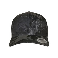 Czapka Trucker rétro Flexfit YP Classics. Czarne czapki męskie FLEXFIT, bez wzorów. Za 81.15 zł.