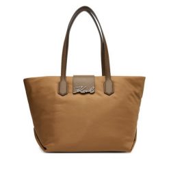 Torebka KARL LAGERFELD. Brązowe torebki klasyczne damskie Karl Lagerfeld, bez wzorów, bez dodatków. Za 609.99 zł.