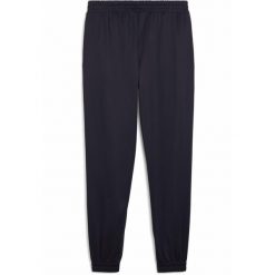Męskie spodnie z poliestru PUMA Sport PUMA New Navy Blue. Niebieskie spodnie materiałowe męskie Puma, bez wzorów, z gumy, sportowe. W wyprzedaży za 109.00 zł.