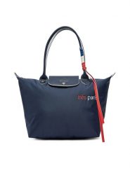 Longchamp Torebka 2605HBG Granatowy. Niebieskie torebki klasyczne damskie Longchamp, bez wzorów, z materiału, bez dodatków. Za 2,679.00 zł.